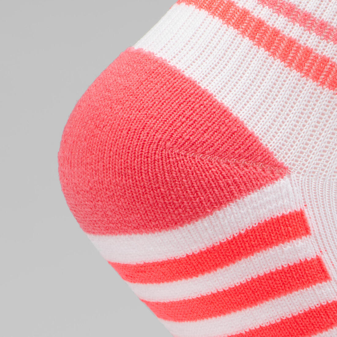 Lot X2 de chaussettes enfant AT 500 mid turquoise et rayées turquoises grises