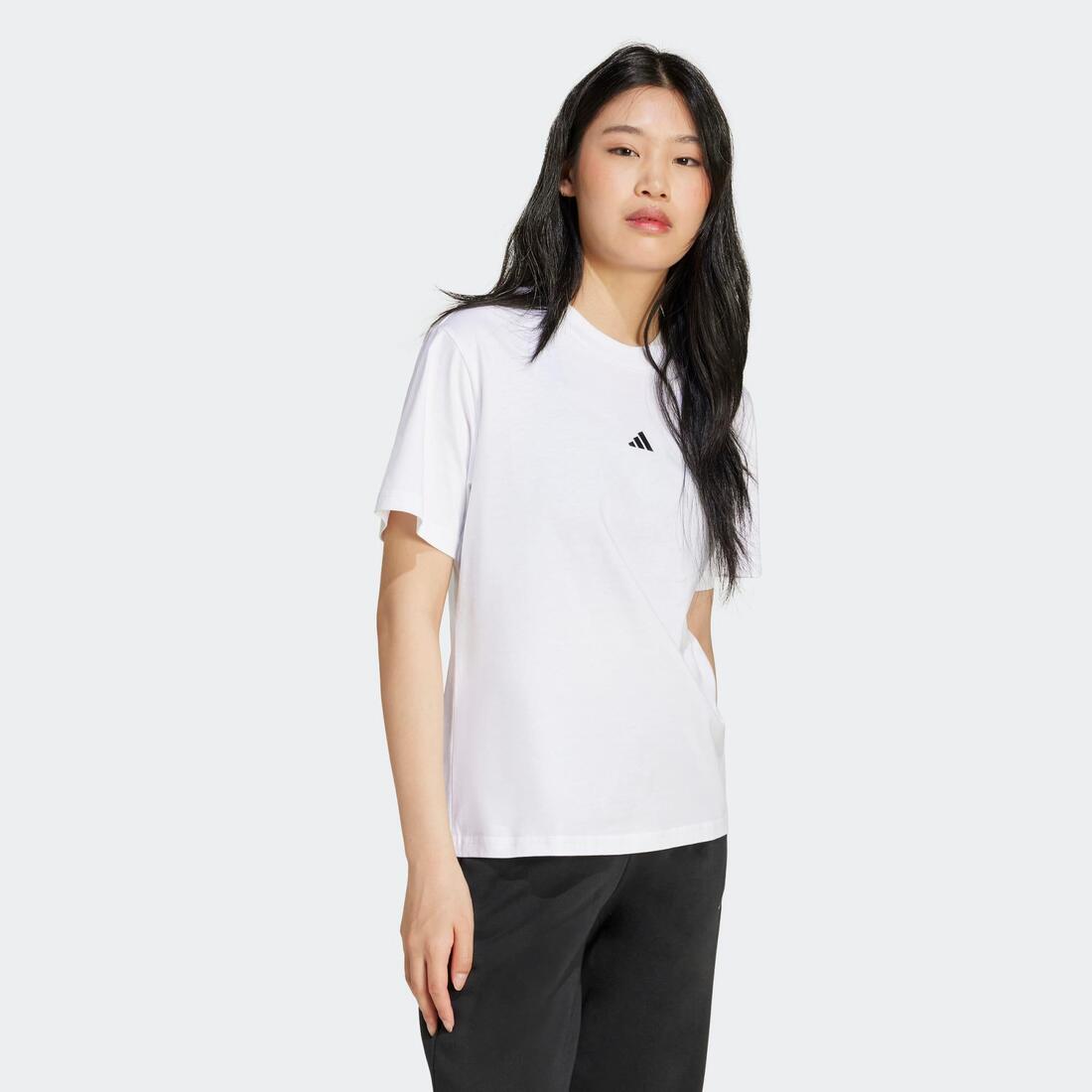 T-shirt de fitness en coton femme