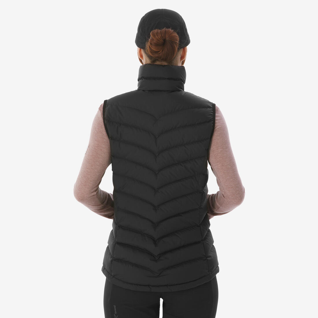 Doudoune sans manches en duvet de trek montagne - mt500 - femme