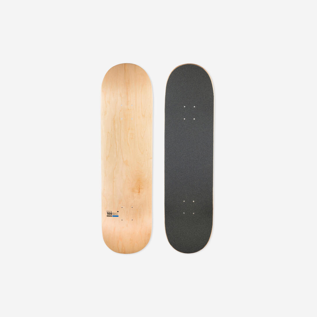 Planche de skate pre-grippee en erable dk100 taille 8.25"