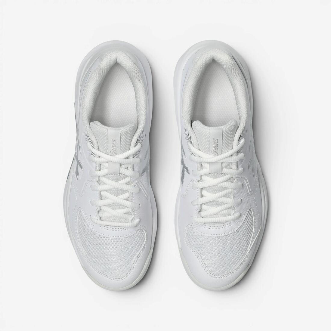 Chaussures de tennis multicourt femme, Asics Gel Dedicate 9 blanc