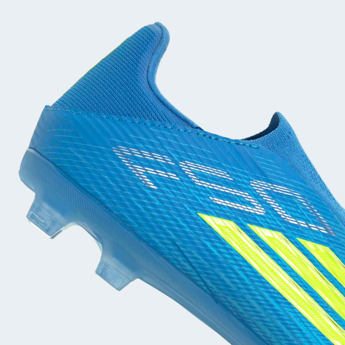 adidas F50 League sans lacets FG/MG chaussure Adulte Bleu