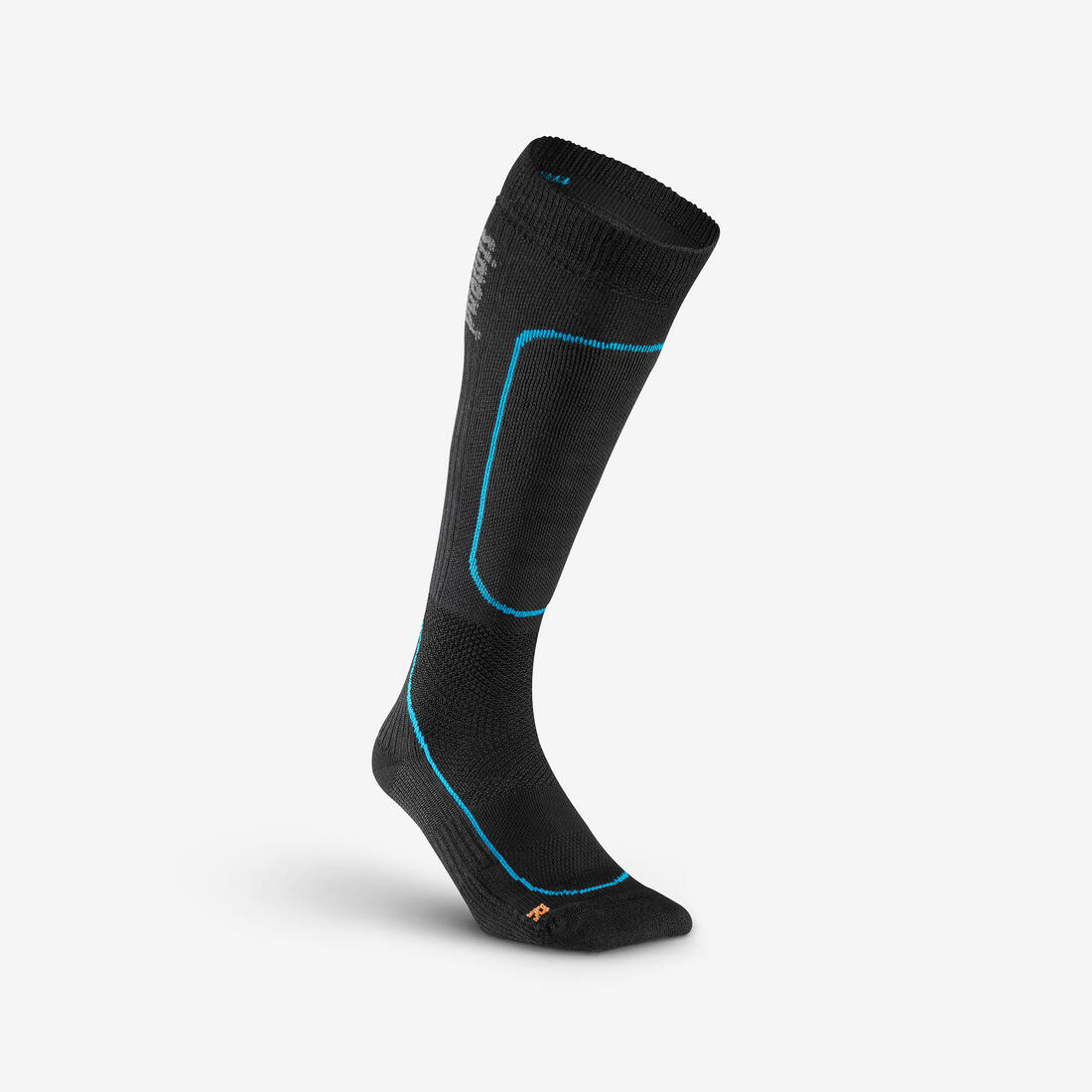 Chaussettes d'alpinisme hautes chaudes mixtes, Alpinism 900 noir