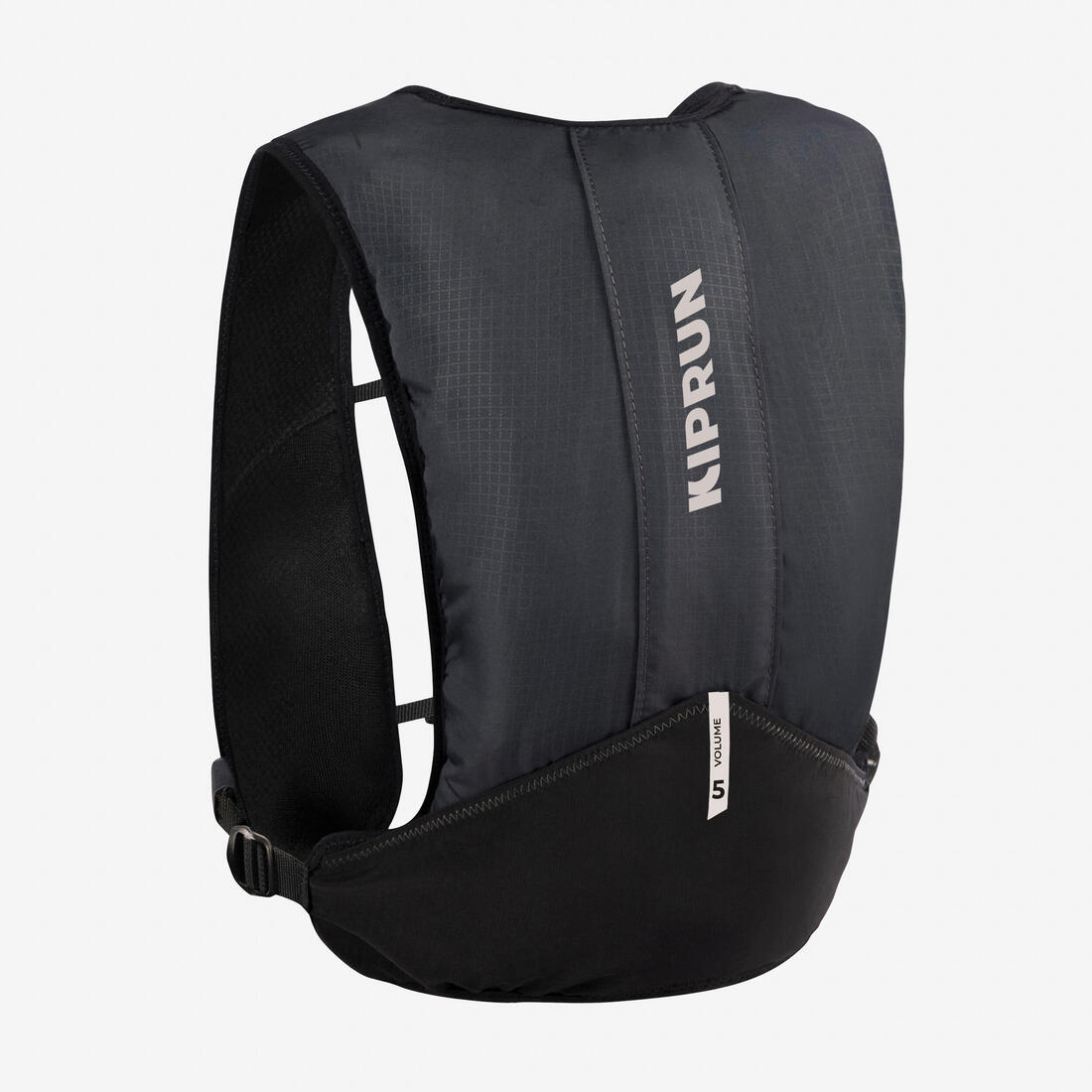 Sac d'hydratation mixte + poche à eau 1L incluse - KIPRUN 500 5L essentiel noir