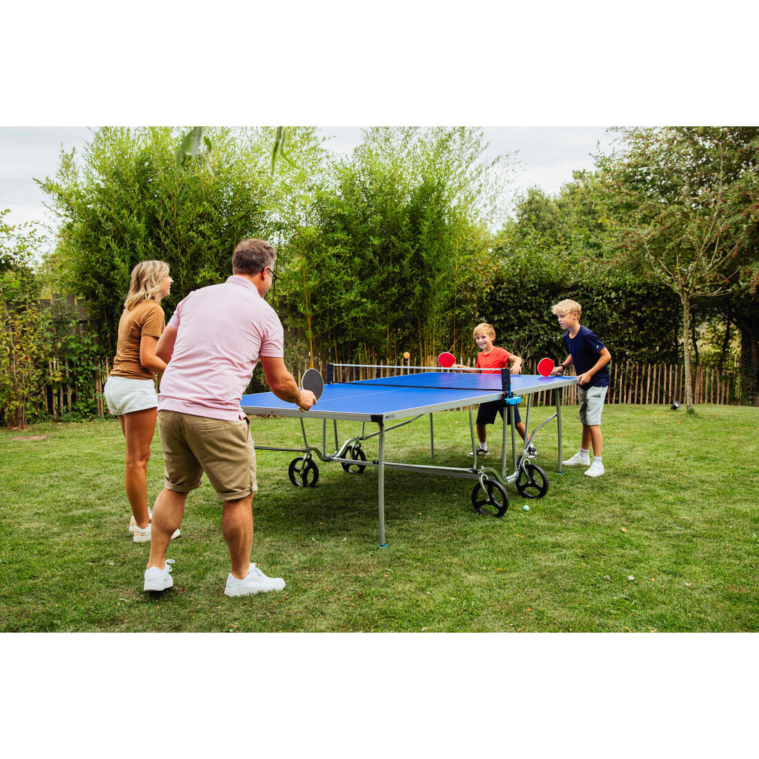 TABLE DE PING PONG EXTÉRIEURE PPT 500.2 BLEUE