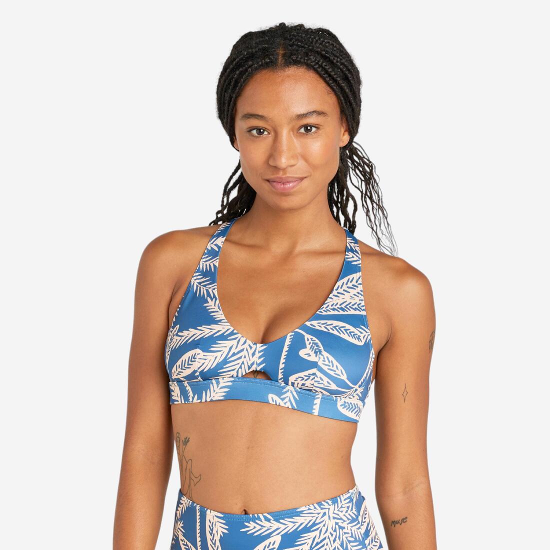 HAUT DE MAILLOT DE BAIN BRASSIÈRE DE SURF FEMME RÉGLABLE DOS AGATHA ANAMONES – Default