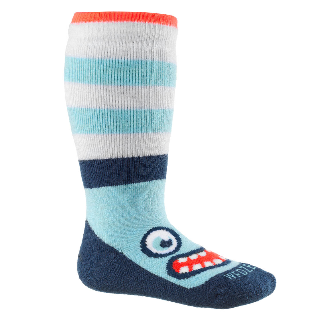Chaussettes ski bébé WARM turquoises