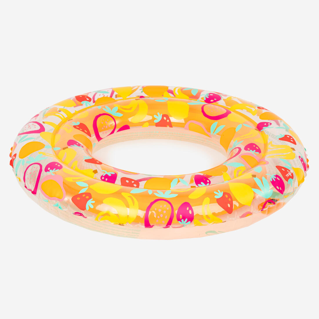 Bouée piscine gonflable  65 cm transparente savane
