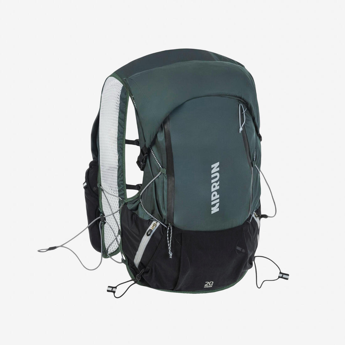 Sac trail running mixte + poche à eau 2L incluse - KIPRUN 900 20+5L KAKI