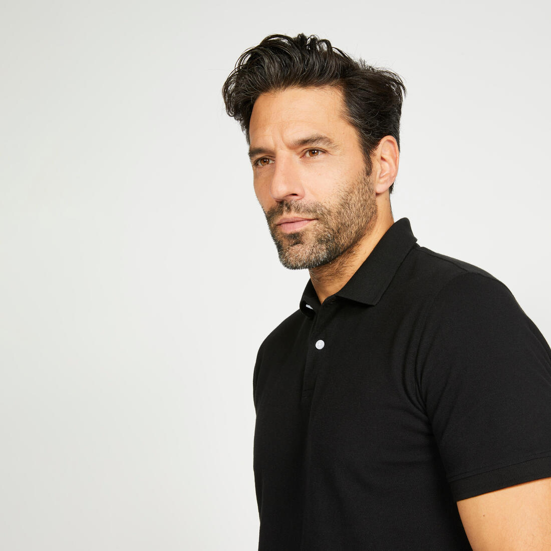 Polo de golf en coton polyester manches courtes homme, MW500