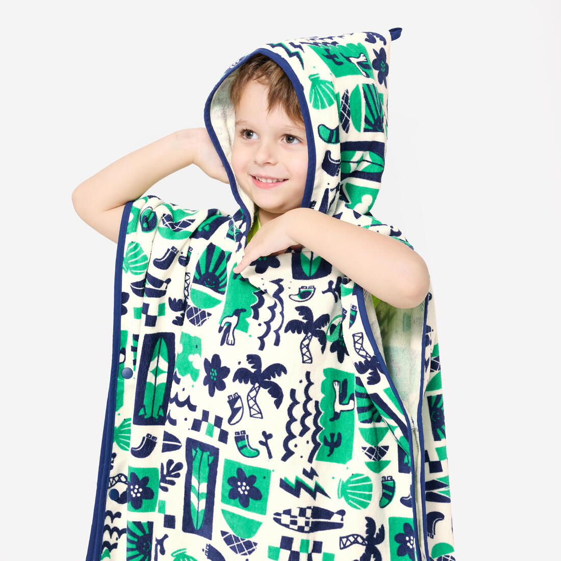 Poncho surf 500 junior (110 à 135 cm) surfy