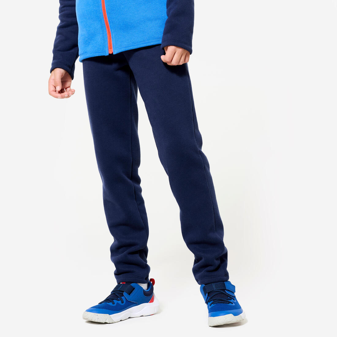 Survêtement chaud enfant - Warmy zip bleu