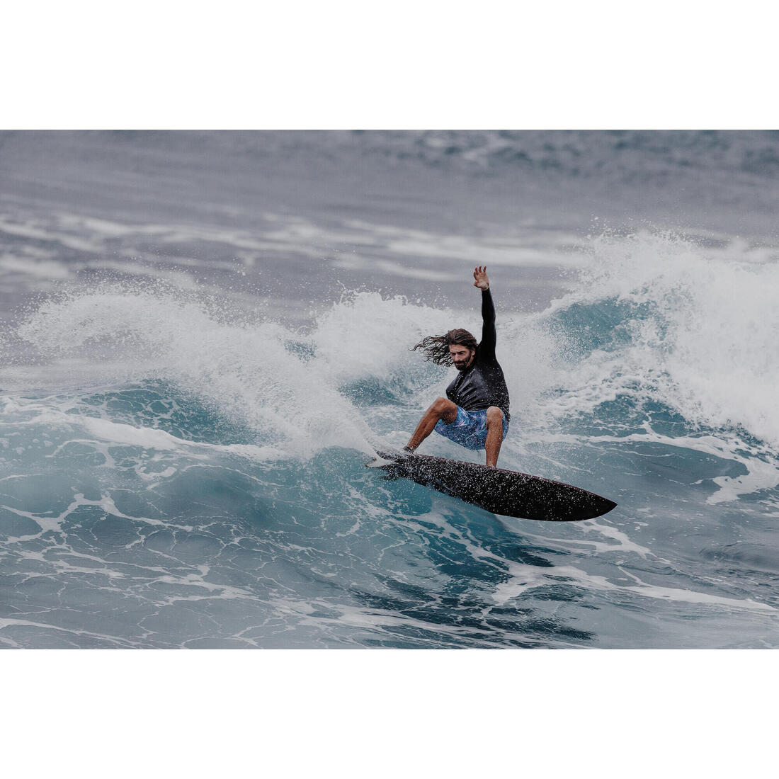 Planche de surf fish 6'1 avec boitiers Futures sans ailerons