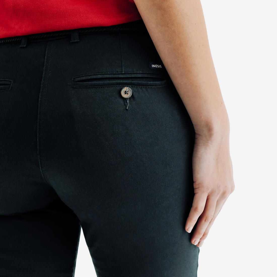 Pantalon chino de golf coton femme, MW500