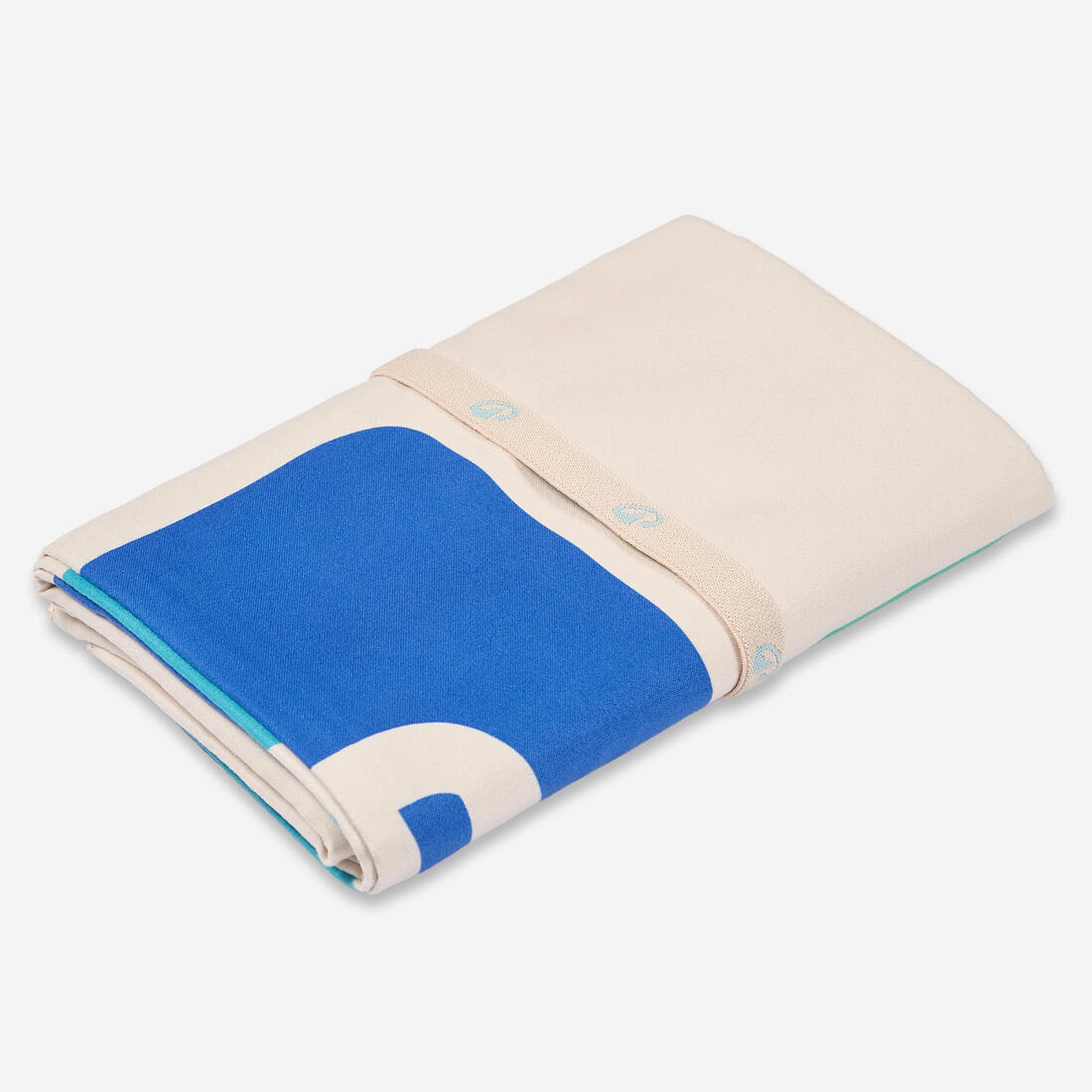 Serviette de bain microfibre compacte XL 110 x 175 cm, imprimé feuillage