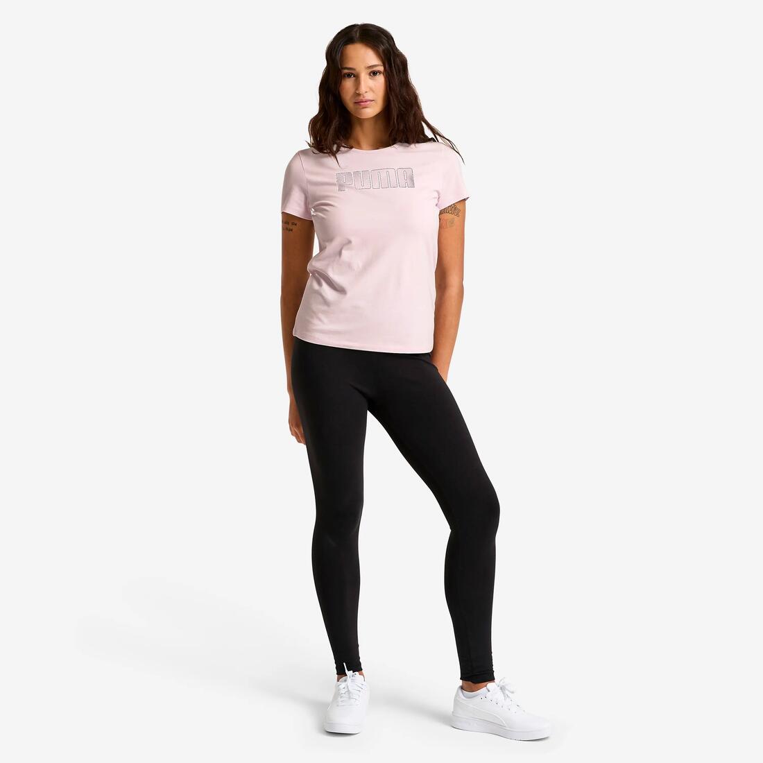 Legging de fitness 7/8 noir, femme