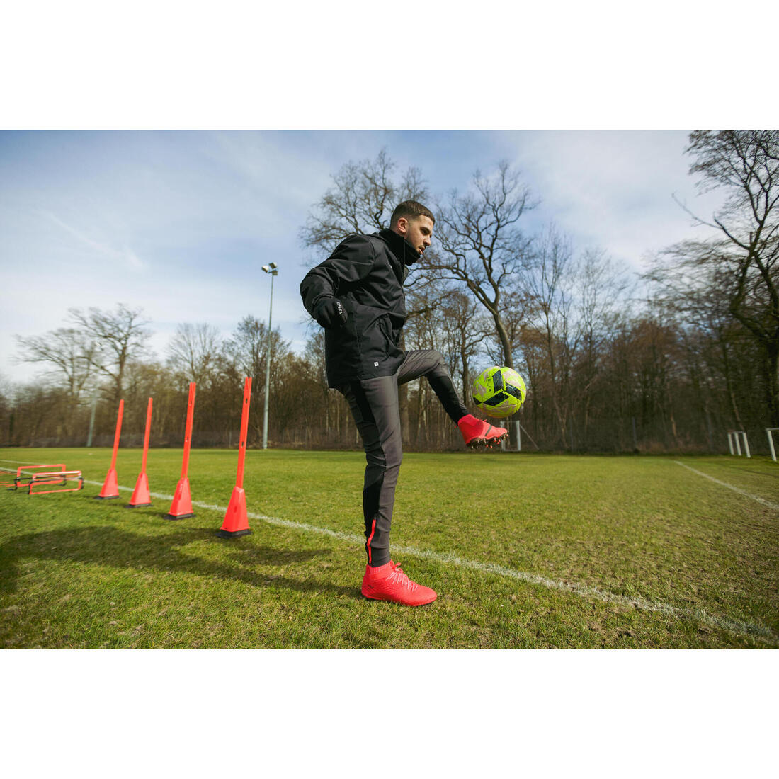 Coupe-pluie de football viralto club noir