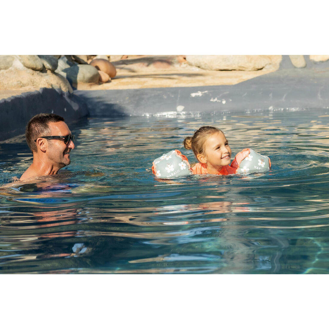 Brassards De Piscine Evolutif Enfant - Tiswim print savane