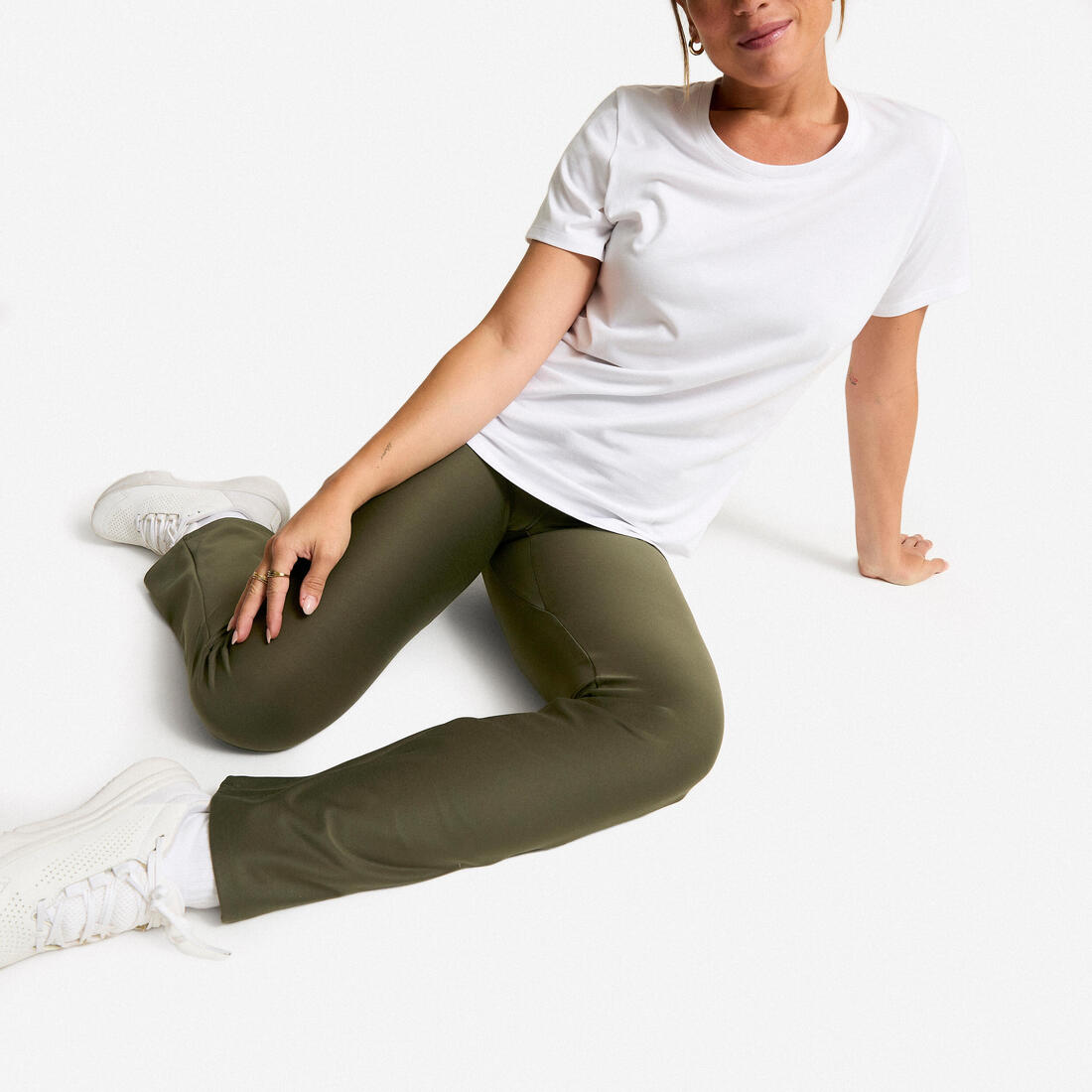 Legging de sport droit et extensible femme