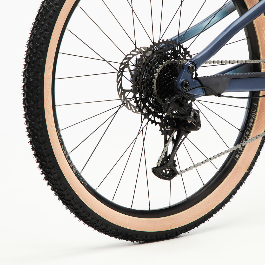 Vélo vtt xc cross country race 700 s bleu - cadre aluminium