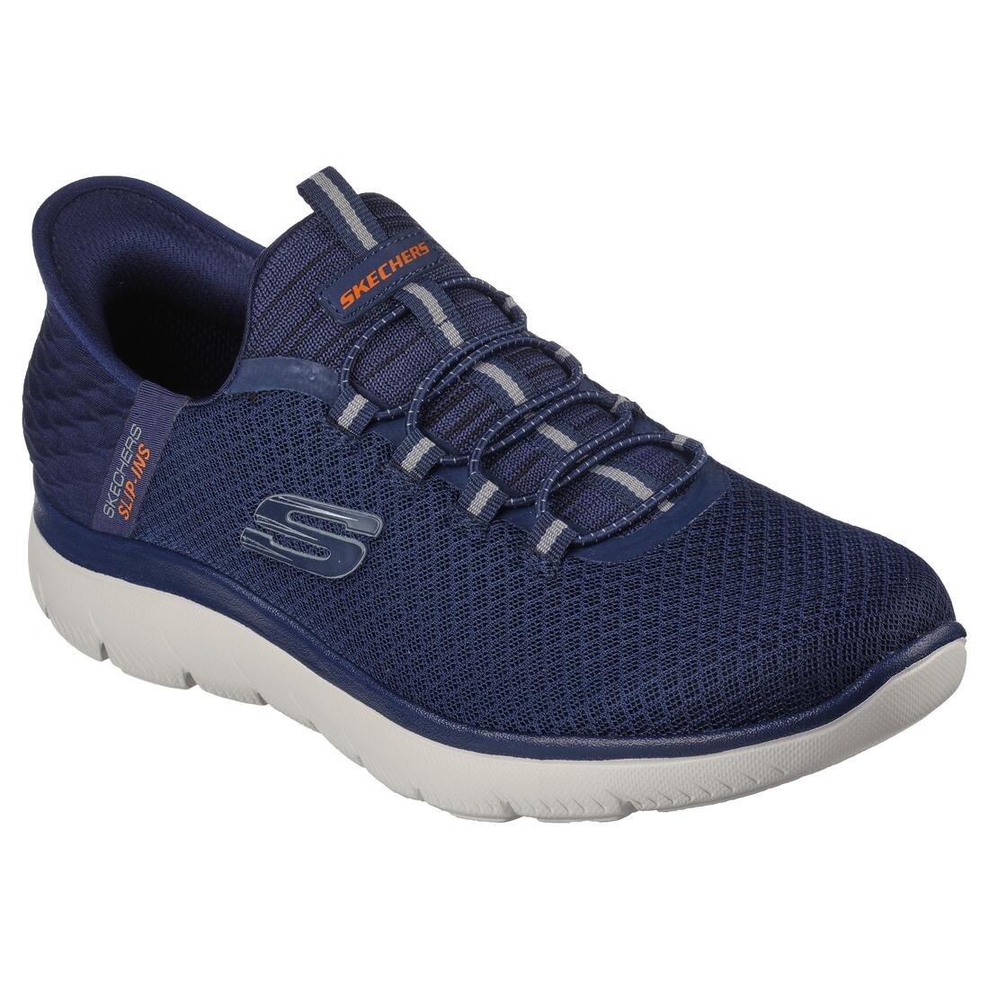 Baskets de marche homme, slip ins summits bleu navy