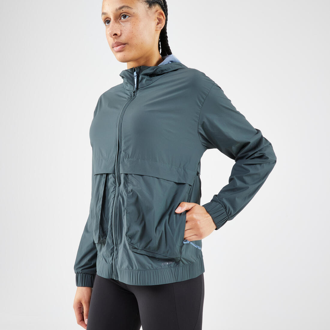 Veste coupe-vent de running Femme - KIPRUN Run 500 Wind