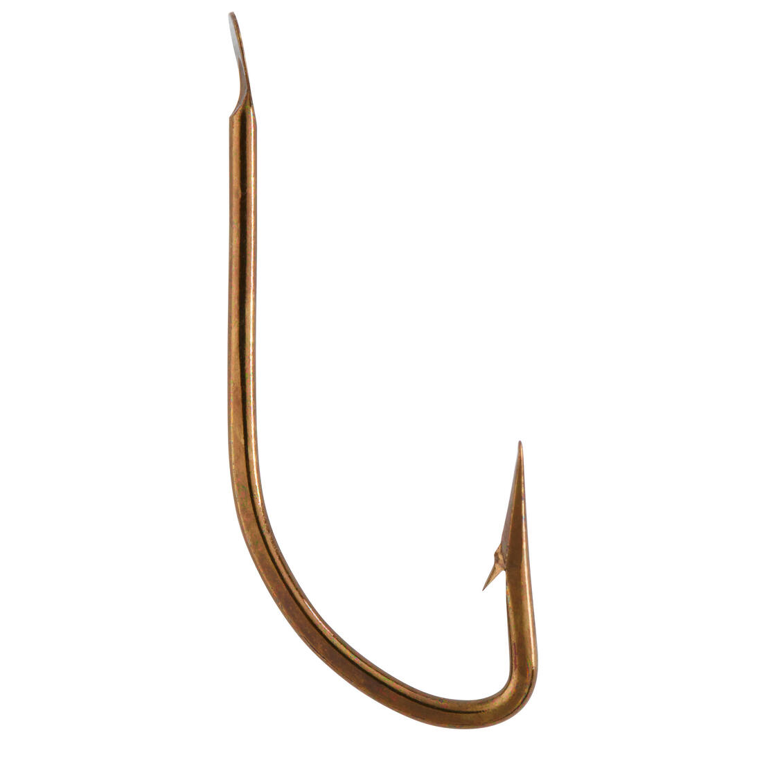 HAMEÇON SIMPLE BRONZE RENVERSE   NON MONTE PA HK 0R   X50