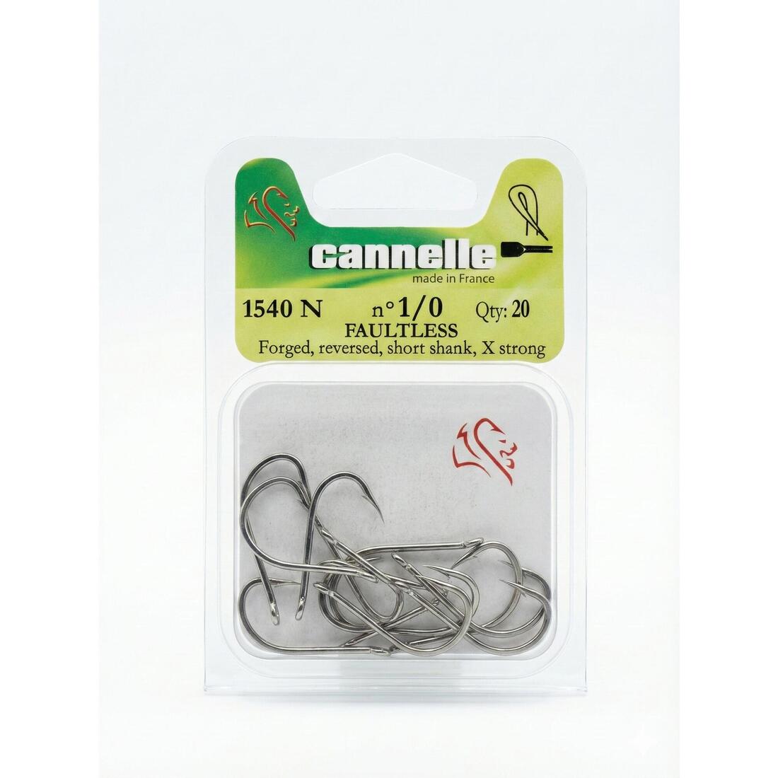 Hameçon FAULTLESS x20 1/0