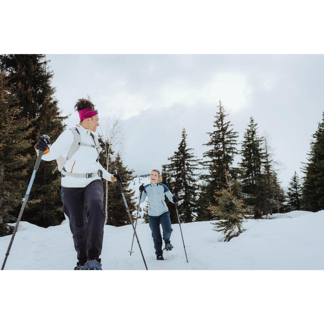 Polaire de randonnée chaude femme, MH500 Mountain