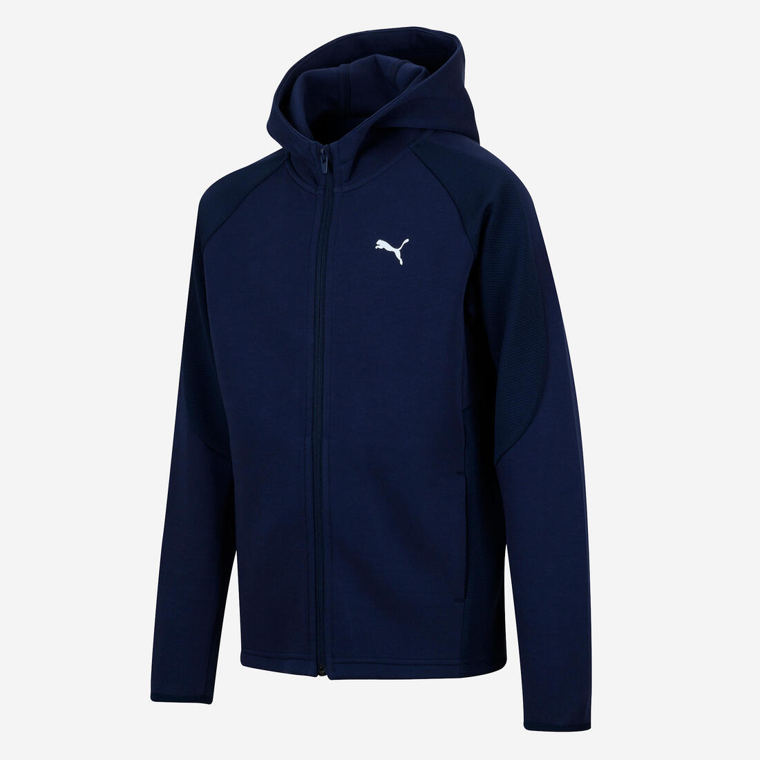Veste zippée à capuche enfant Active, bleu marine