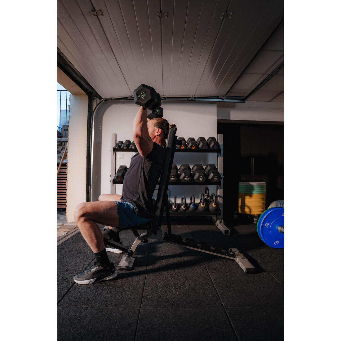 Banc de musculation inclinable et déclinable résistance 300kg