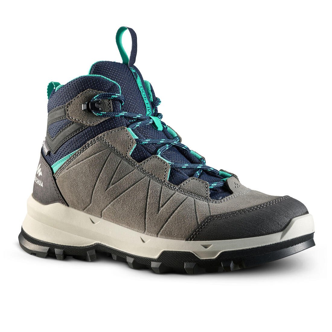 Chaussures hautes imperméables enfant de randonnée montagne - MH900 28-39 – bleu marine