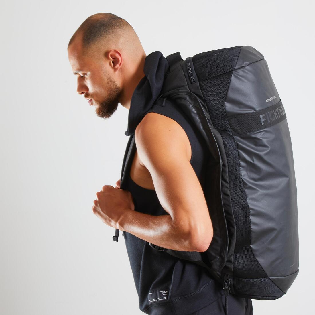 SAC DE SPORT COMBAT BAG 900 60L NOIR