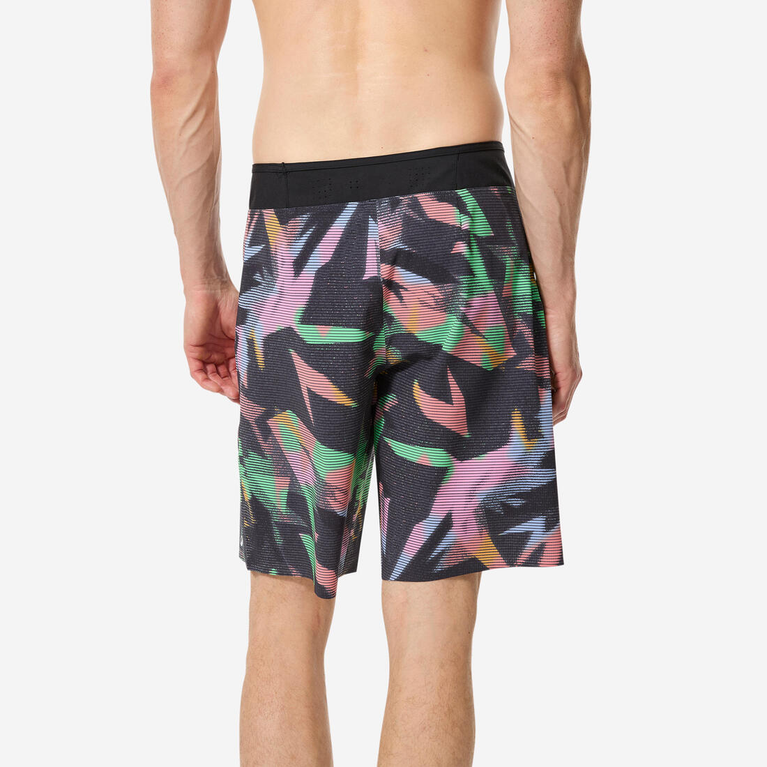 Boardshort surf short de bain long 20" homme, 900 Super dude bi-color