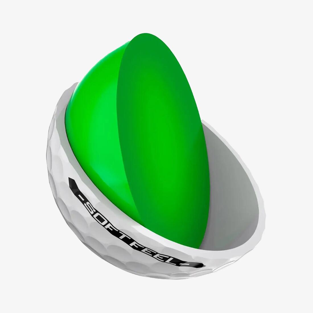 Balles de golf x12, Srixon Soft Feel blanc