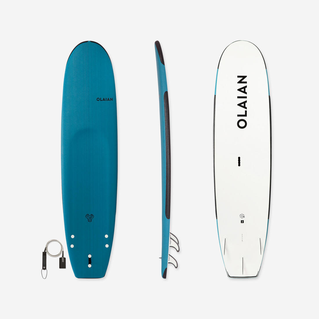 SURF MOUSSE 100 renforcé  8'2" 100 L + leash – Default