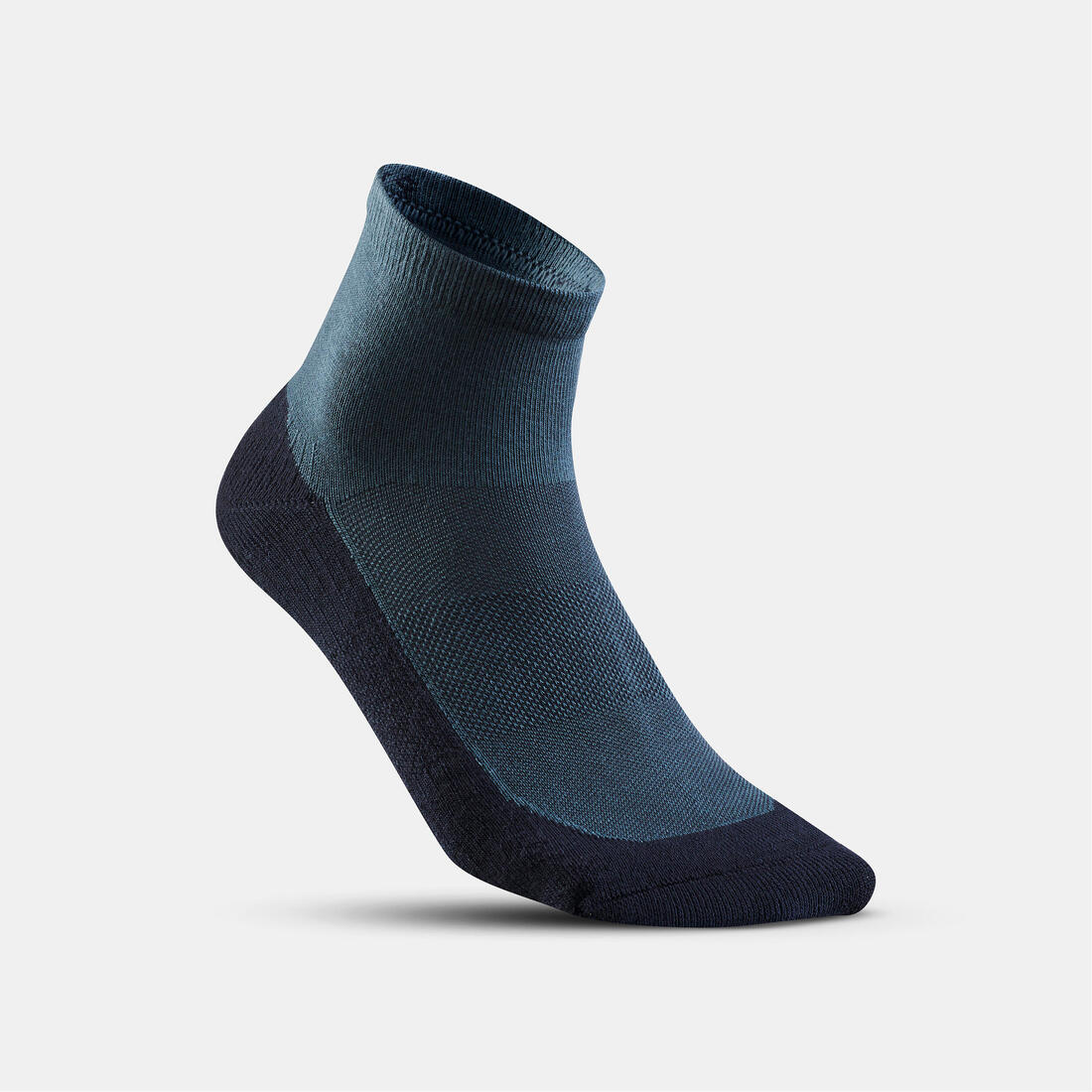 Chaussettes de randonnée mid (2 paires) adulte, Hike 50 bleu