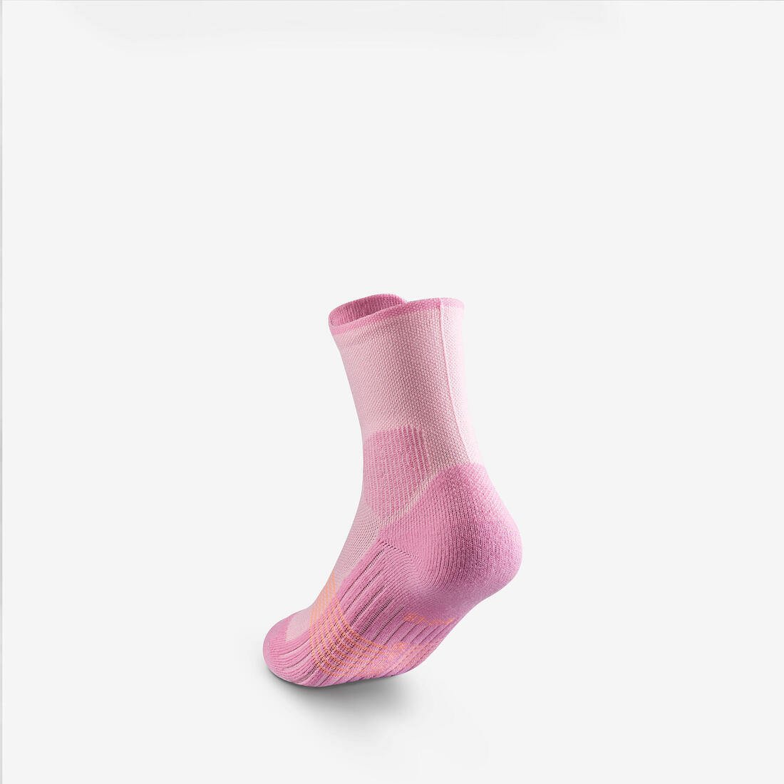 Chaussettes de randonnée enfant (lot 2 paires), HIKE500 Mid marron et