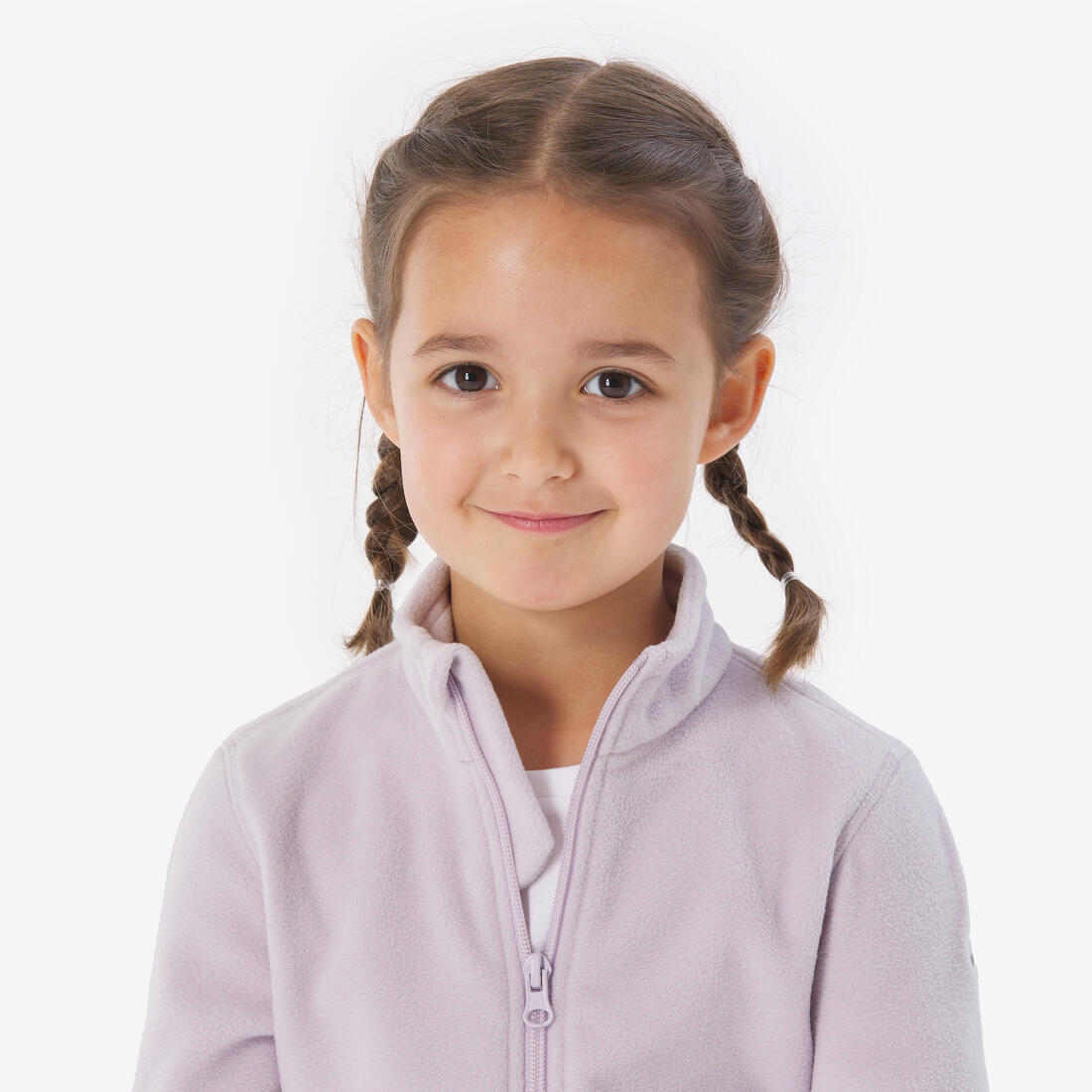 Veste polaire de randonnée enfant 2-6 ans, MH100 zip