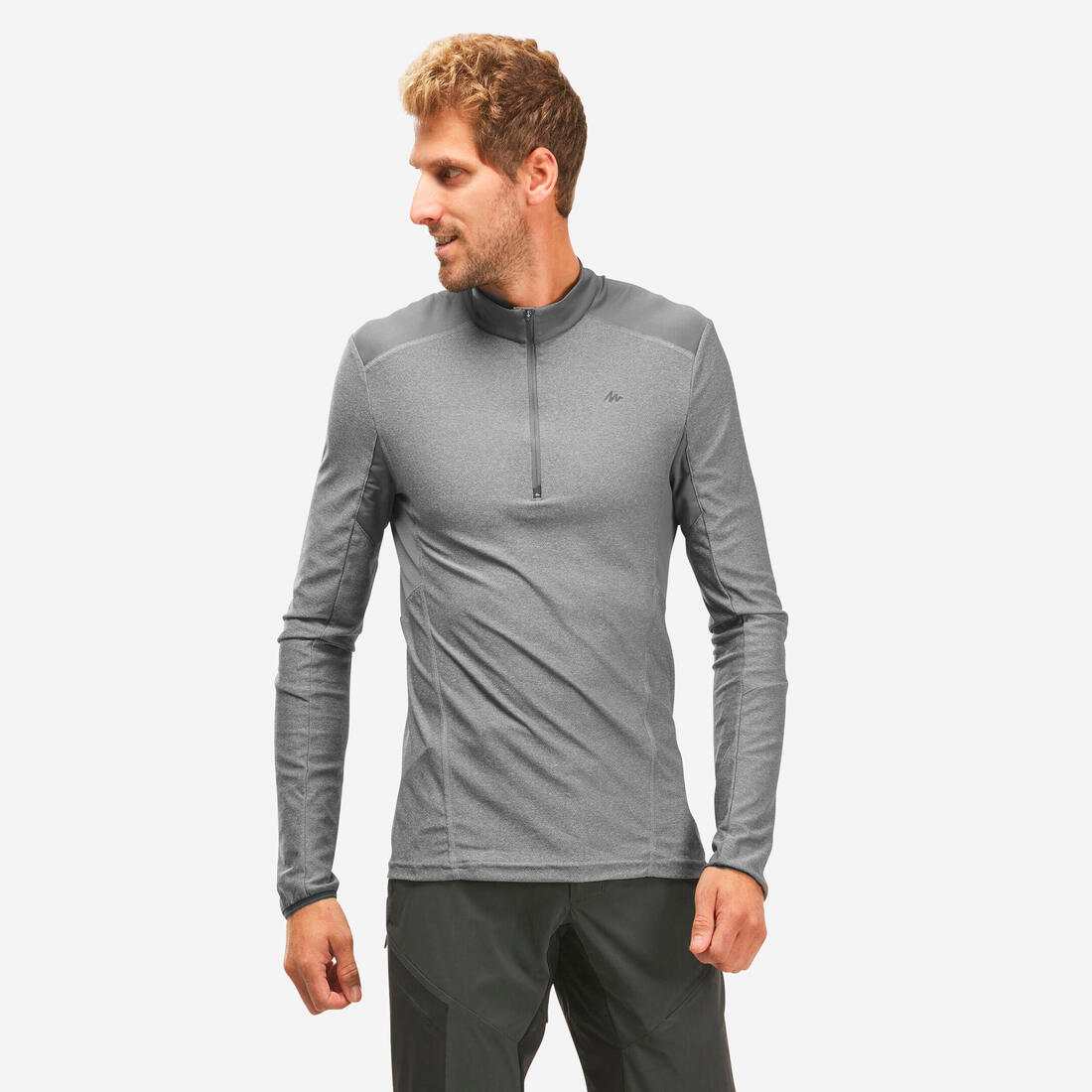 T-Shirt Manches longues de randonnée montagne homme - MH500