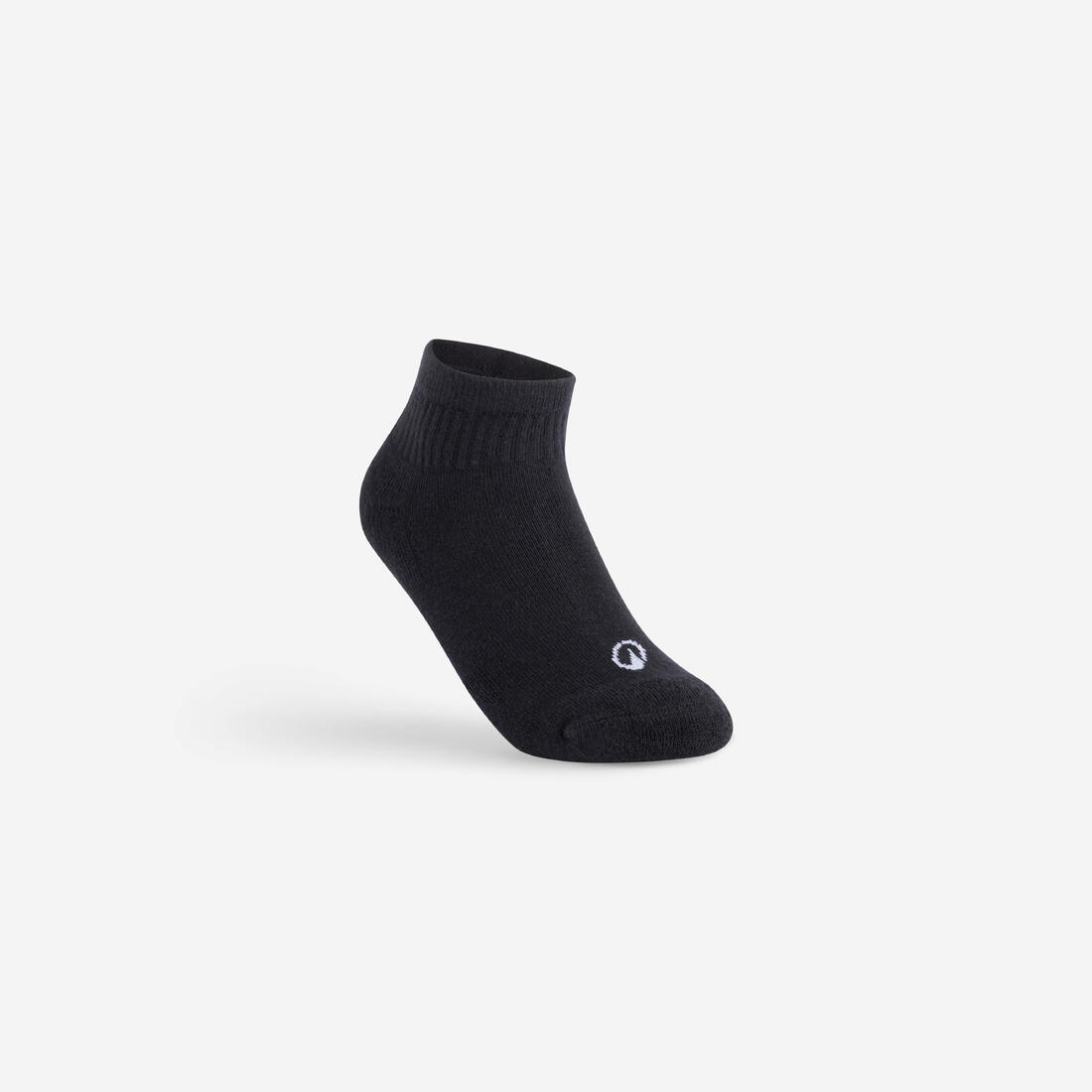 CHAUSSETTES DE SPORT ENFANT MI-HAUTES  ARTENGO  RS 100 LOT DE 3