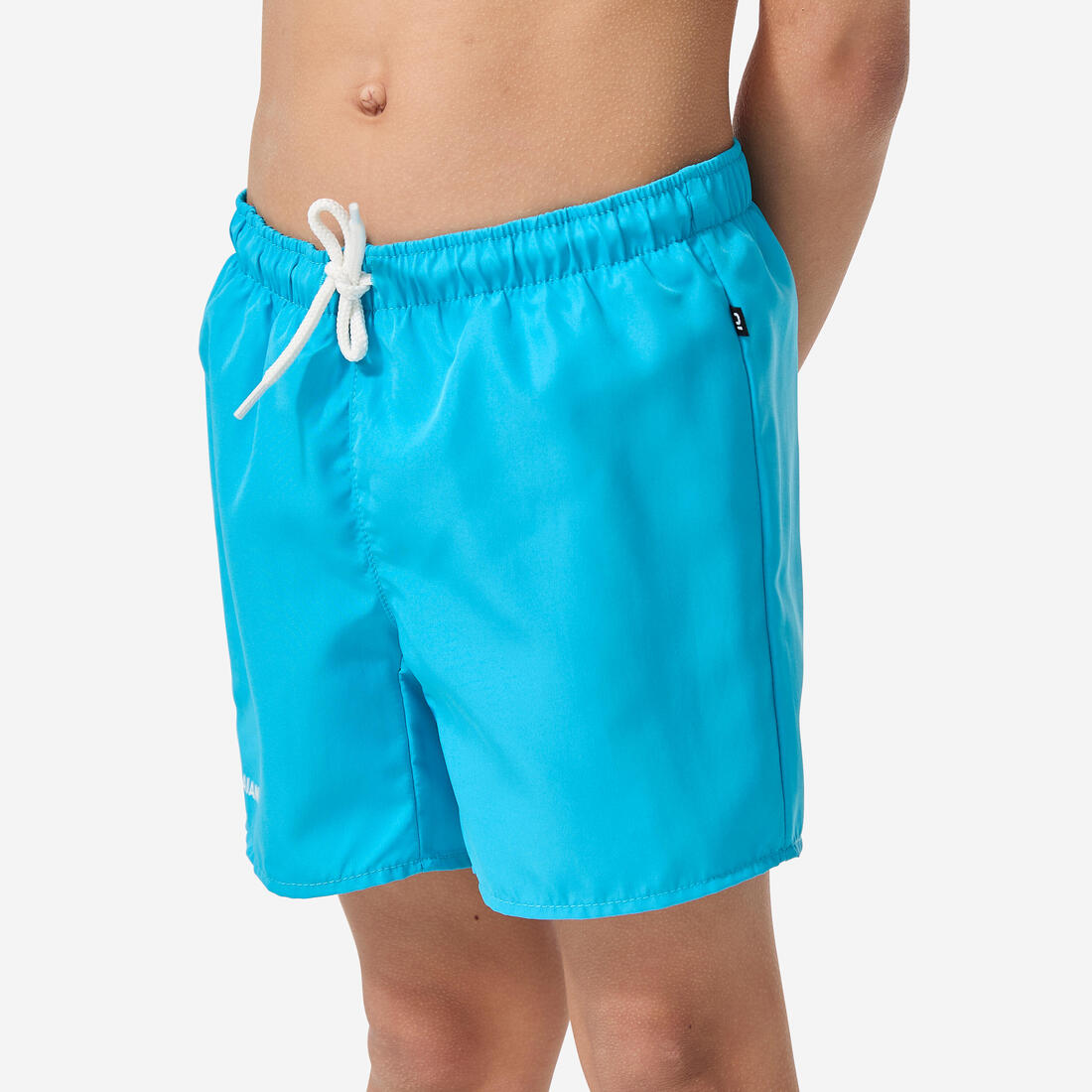 Short de bain Garçon - 100 – bleu cyan