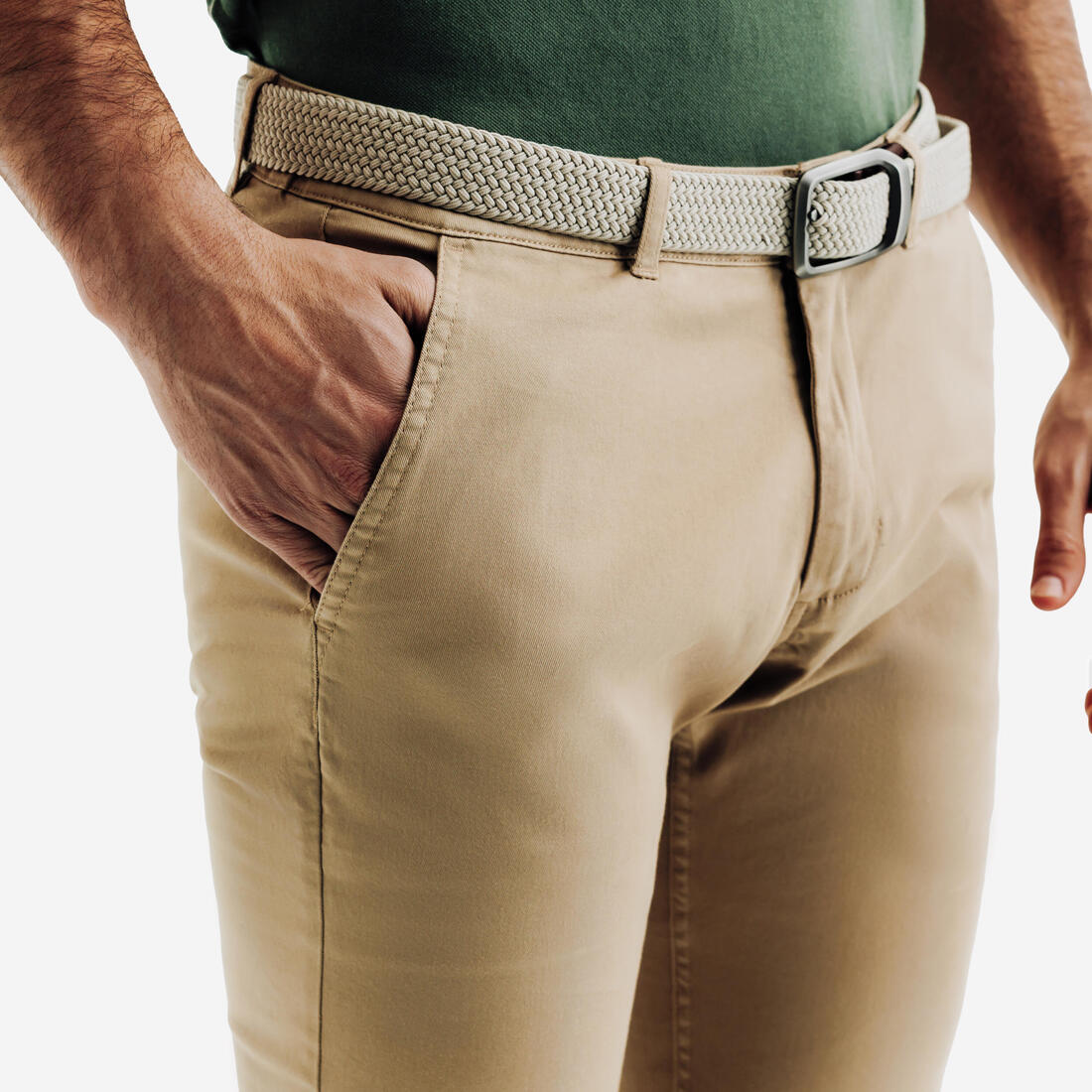 Pantalon chino golf coton Homme, MW500
