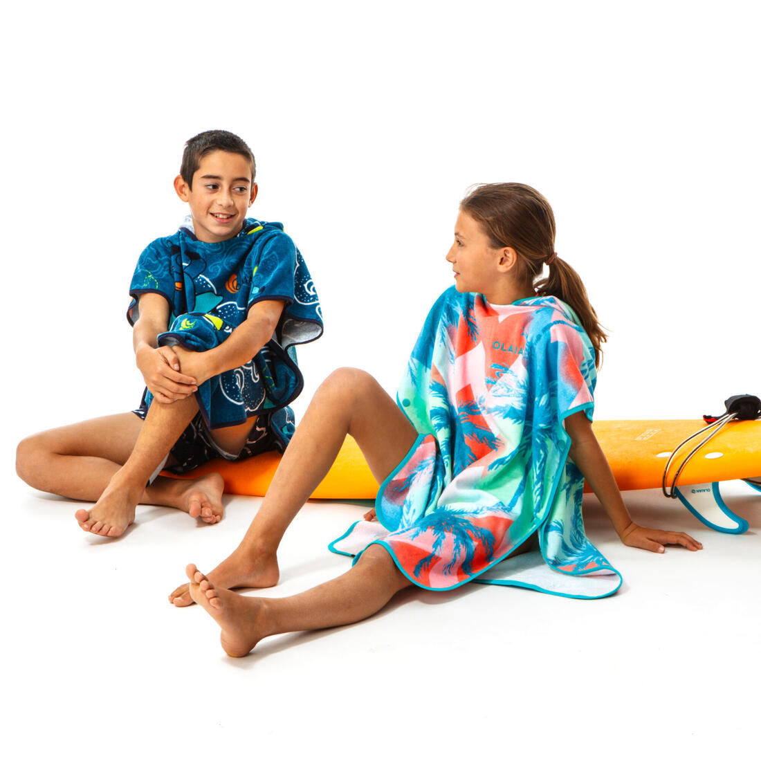 Poncho surf 500 junior (110 à 135 cm) surfy