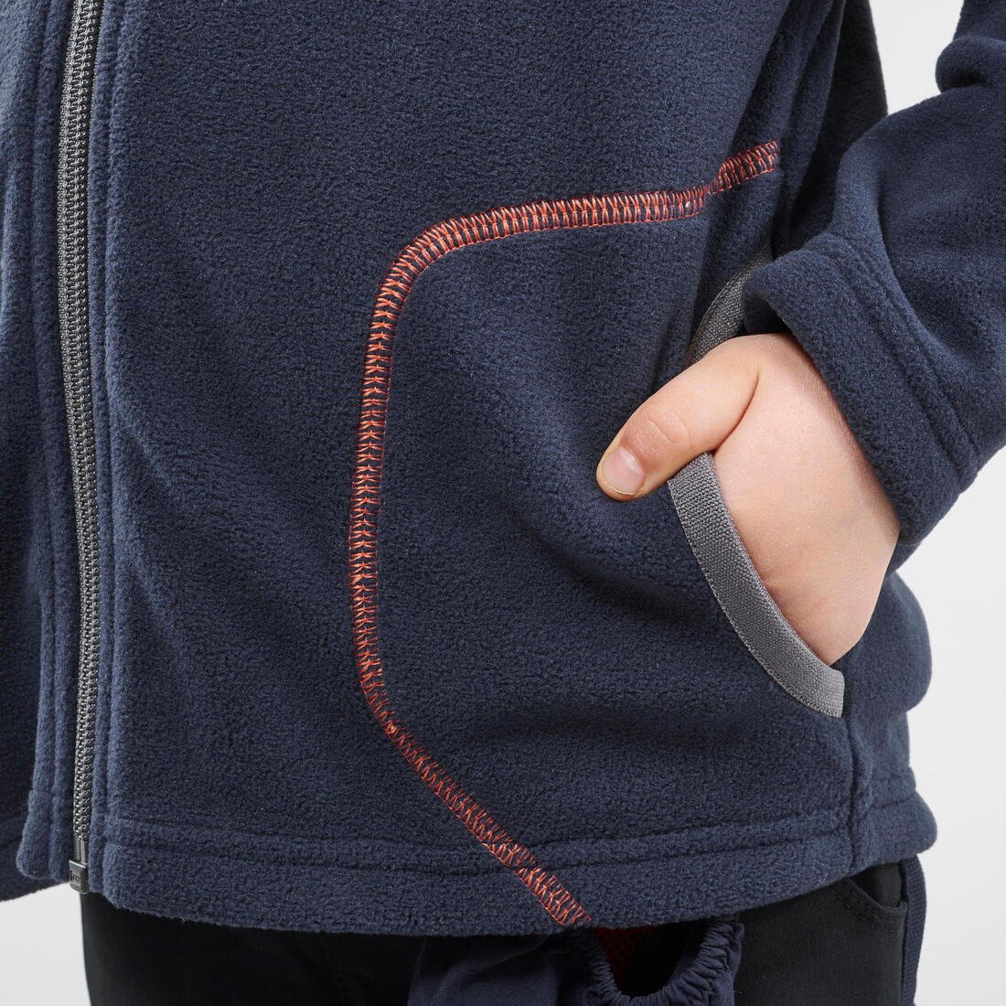 Veste polaire de randonnée enfant 2-6 ans, MH100 zip
