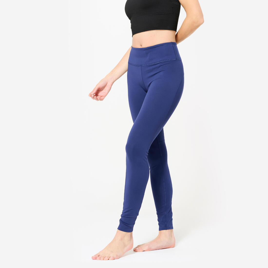 Legging de yoga effet seconde peau femme – indigo nuit