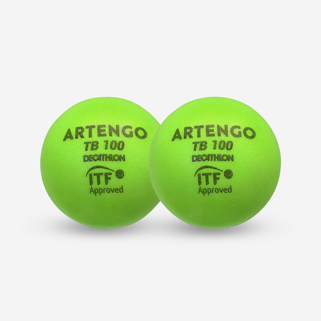 BALLE DE TENNIS EN MOUSSE TB100*2 9cm ORANGE