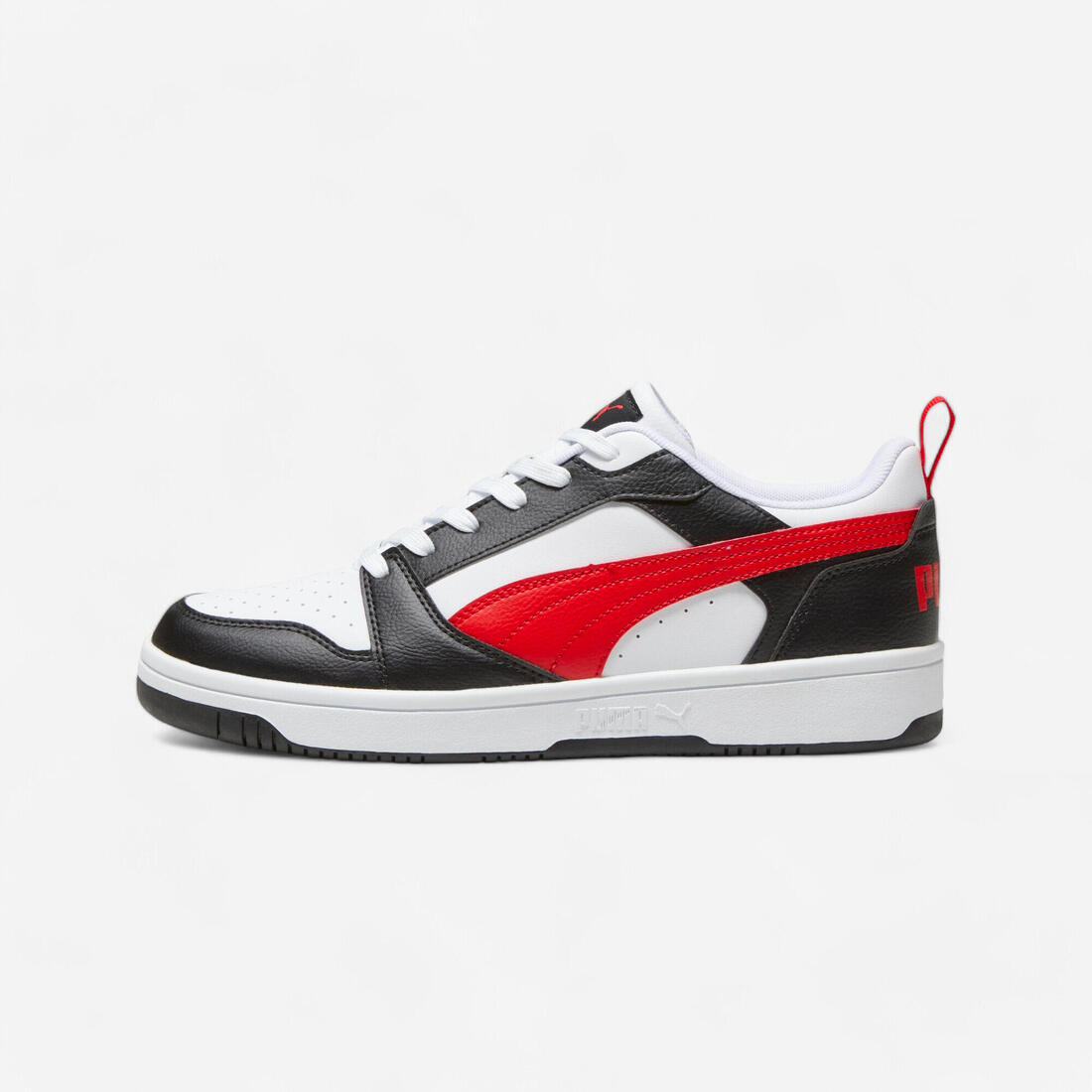 Baskets de marche homme, Rebound V6 low blanc rouge