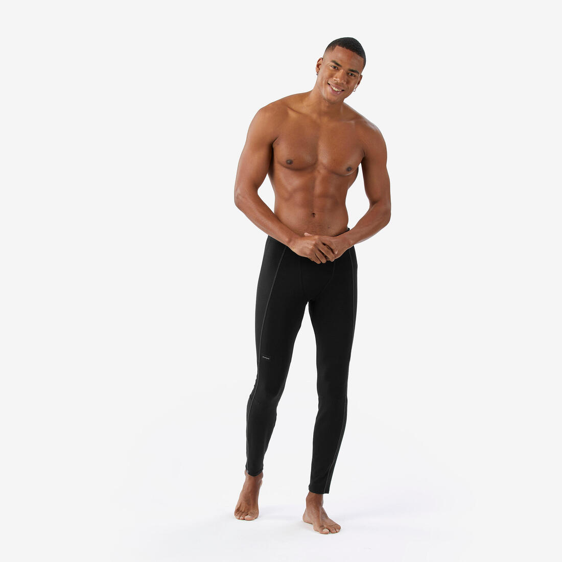 Collant / legging sous-vêtement en laine mérinos de trek montagne homme - mt500