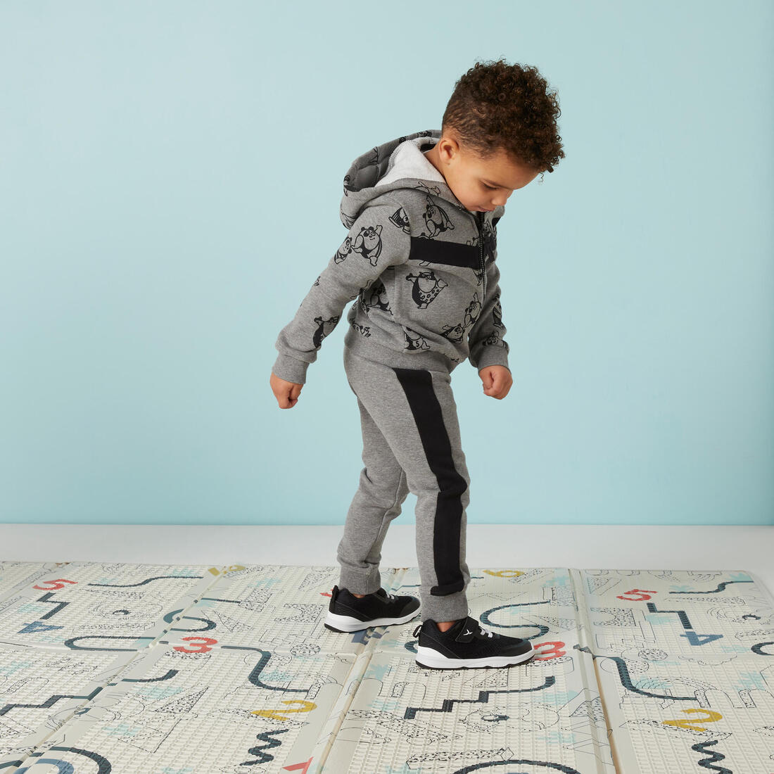 Chaussures de sport à scratch souples et respirantes enfant